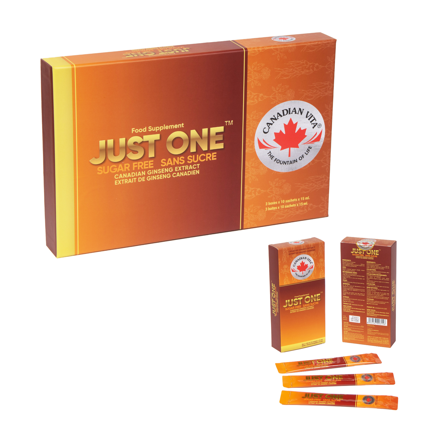 Nước Chiết Xuất Nhân Sâm Không Đường - Just One