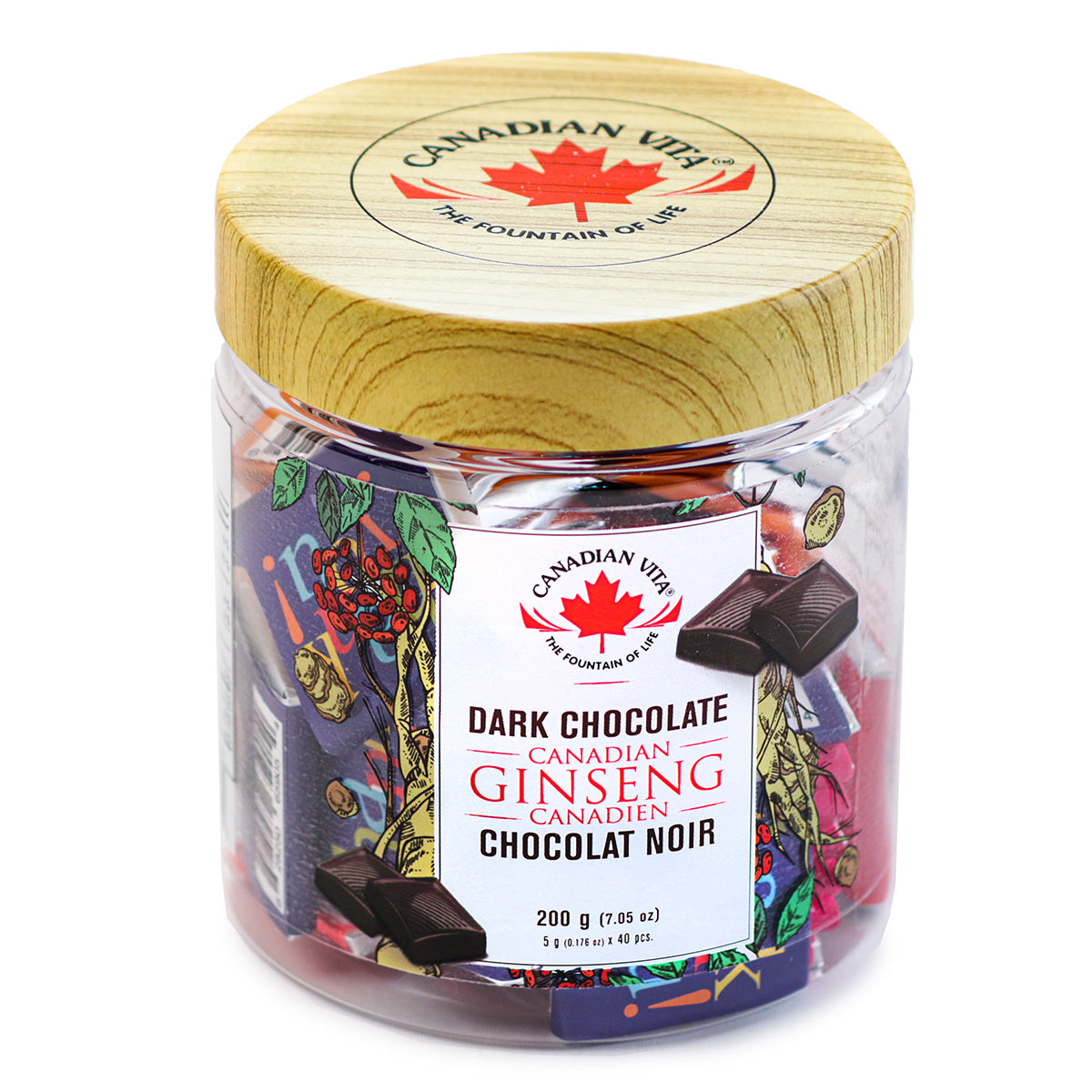 Sô cô la đen nhân sâm Canadian Vita